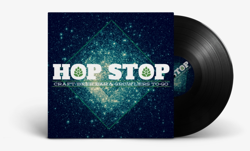 We Only Spin Vinyl Records At Hop Stop, And We Encourage - Label, transparent png #3293193