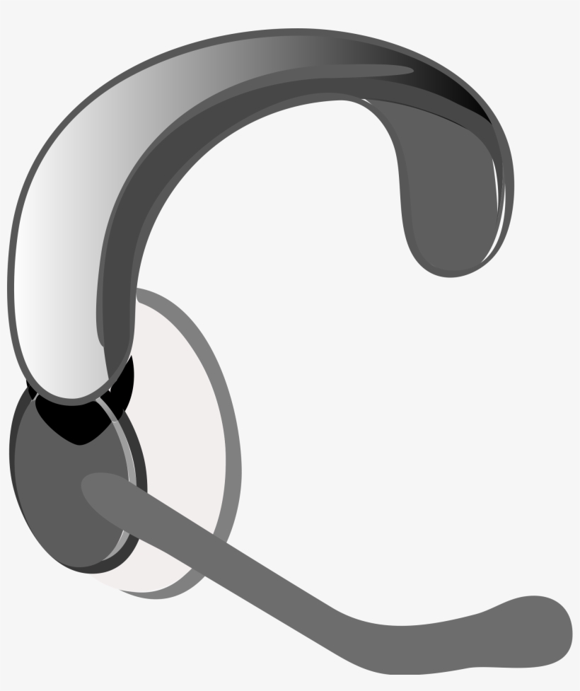 Open - Headset Clip Art, transparent png #3293474