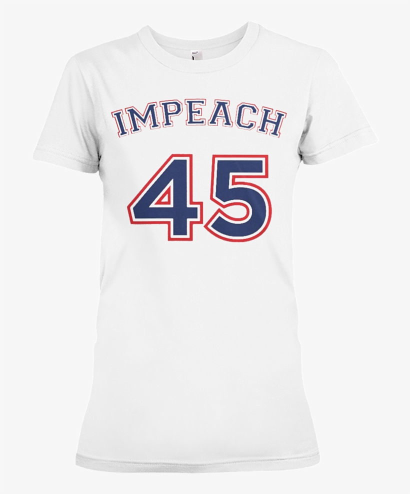 Impeach 45 Cotton T Shirt - Shirt, transparent png #3293590