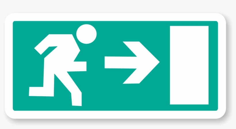 Line Clipart Emergency Exit Stock Photography Lenka - Escape Icon Png, transparent png #3293614