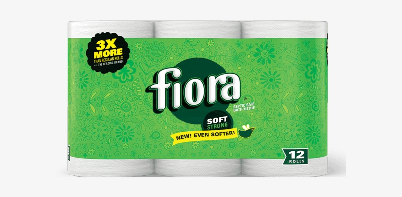 00 For Fiora® Bath Tissue - Fiora Bath Tissue 12 Pack, transparent png #3295446