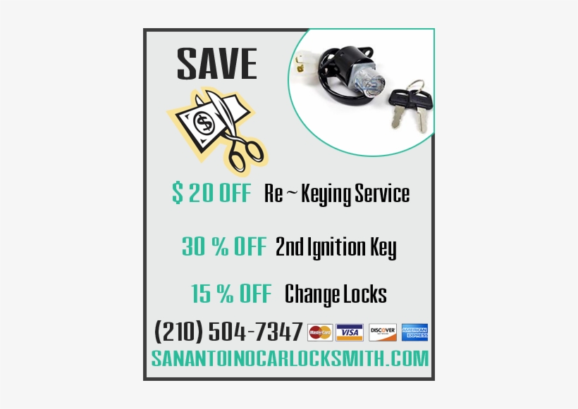 San Antonio Locksmith Offer - San Antonio, transparent png #3295605