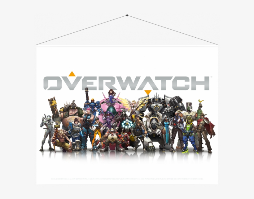 Plakat Overwatch Heroes - All Overwatch Characters 2018, transparent png #3295900