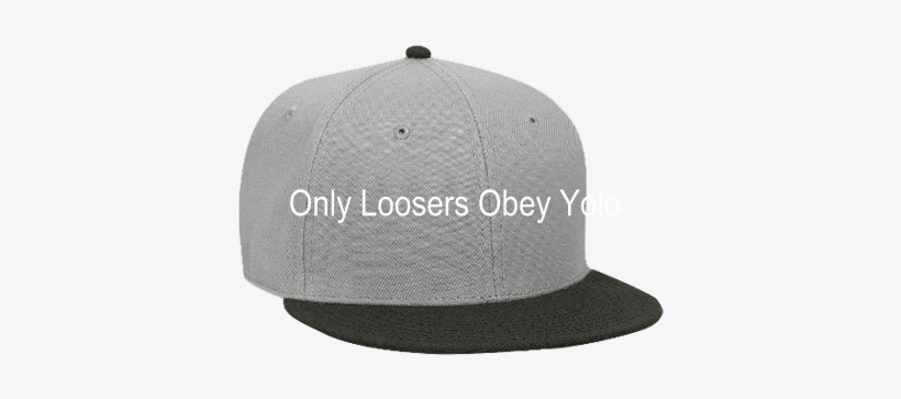 Only Loosers Obey Yolo - Osaka Snapback Flat Black Canvas, transparent png #3296022
