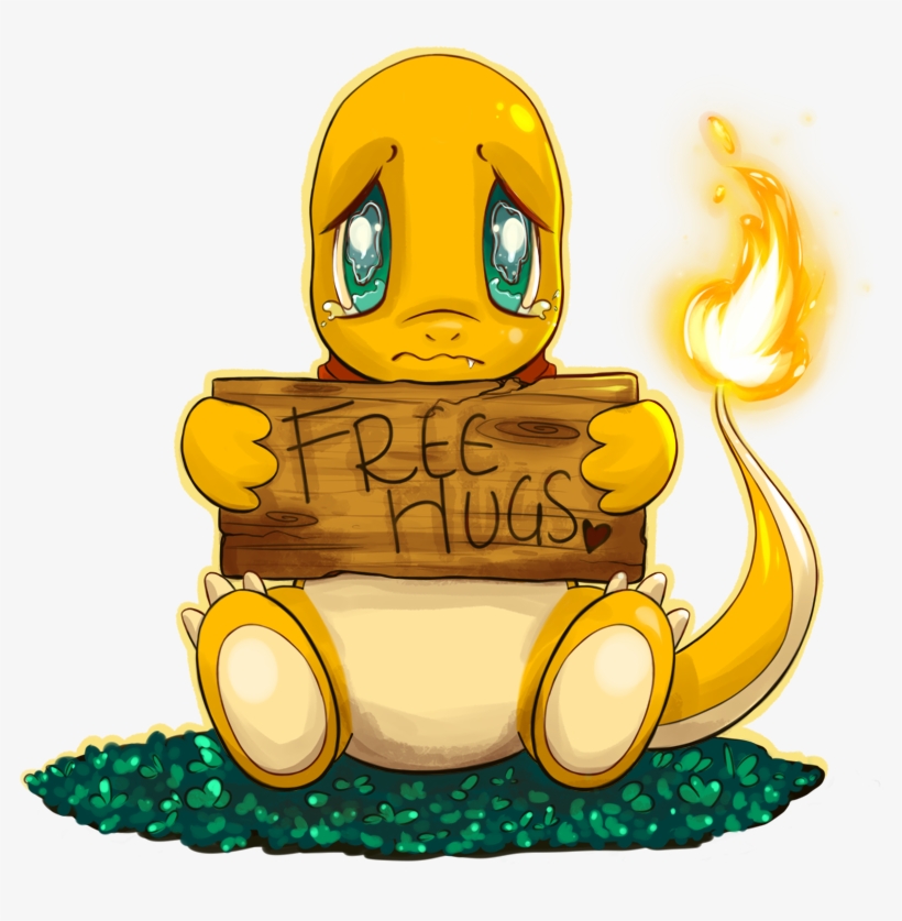 Charmander 'free Hugs' Commission By Spagettiurchin - Charmander Free Hugs, transparent png #3296023