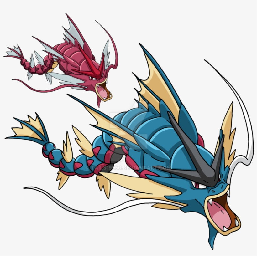 130 - Mega Gyarados - Art V - 2 By Tails19950 - Deviantart - Pokemon Gyarados Mega, transparent png #3296818