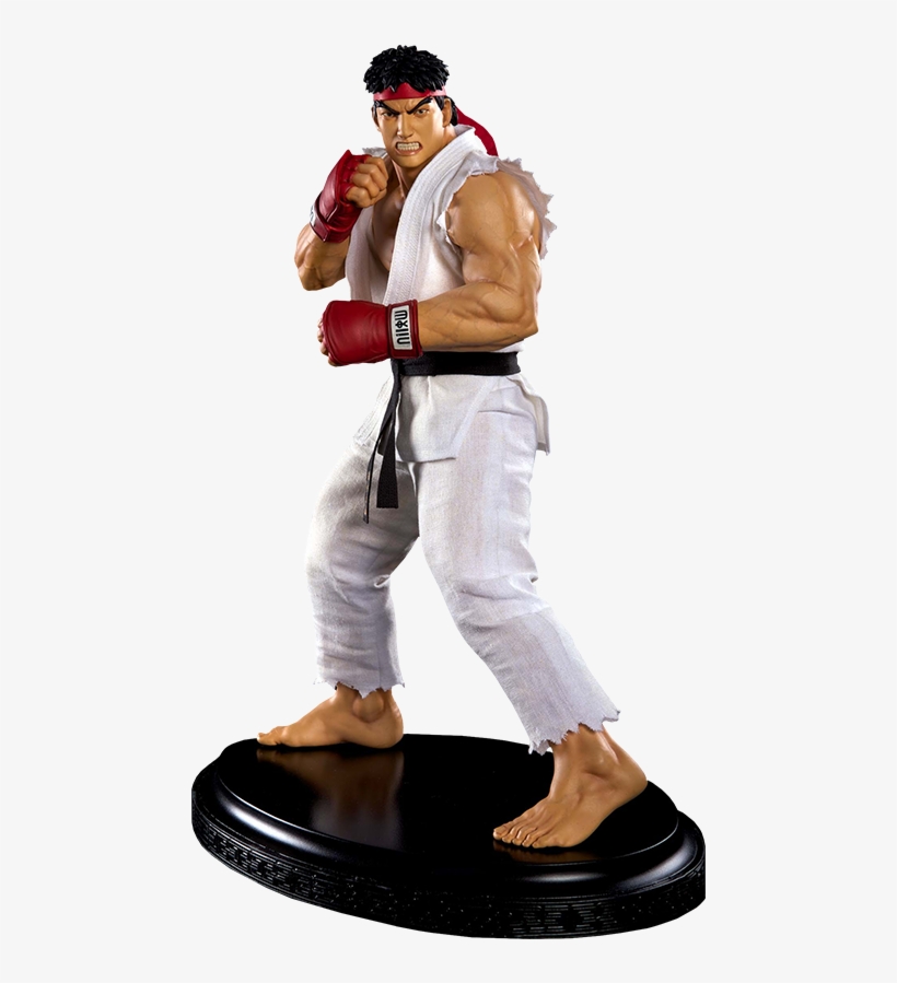 Ryu Ansatsuken Statue - Street Fighter 1/4-scale Ryu Statue, transparent png #3297288