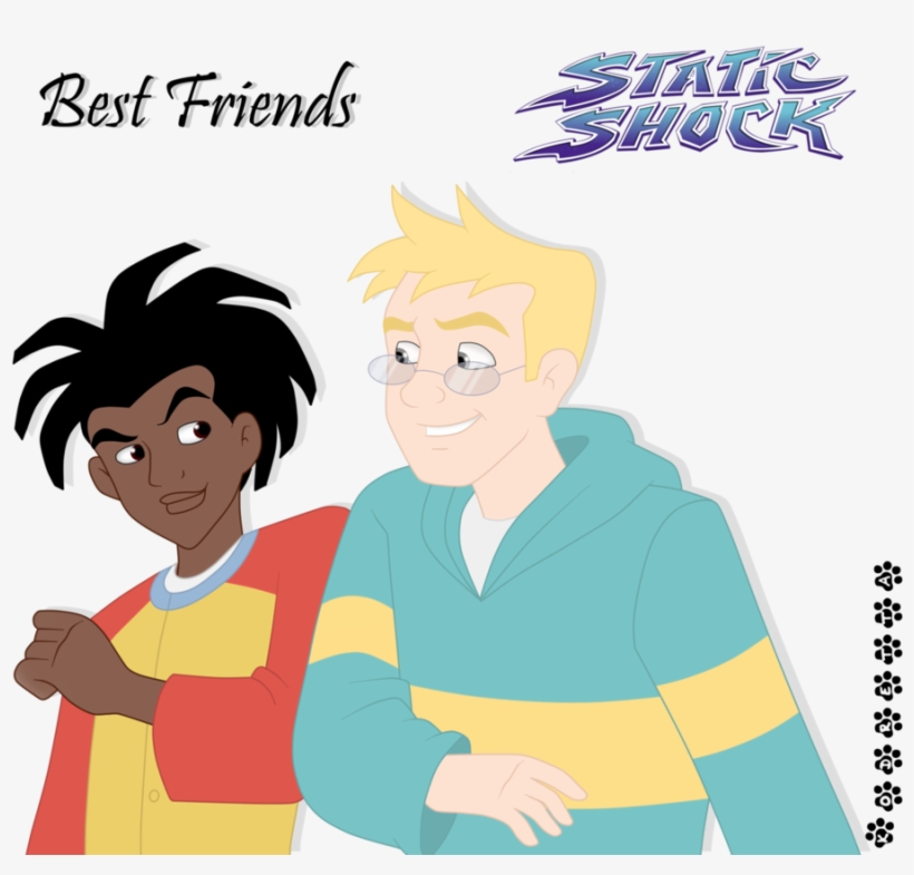 View Samegoogleiqdbsaucenao Best Friends By Kodretta-daeebpk - Static Shock, transparent png #3297434
