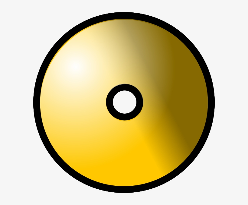 How To Set Use Gold Theme Cd Dvd Icon Png - Cd Clipart, transparent png #3297672