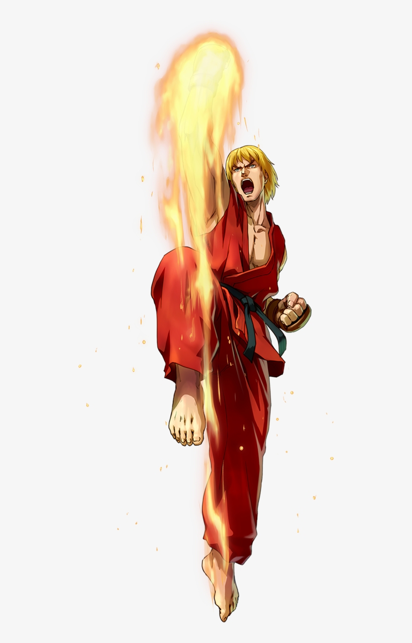 Ansatsuken Master - Project X Zone Ken, transparent png #3297673