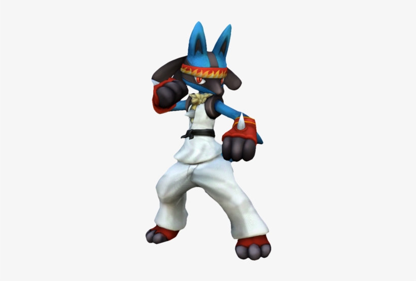 He Has A Multi Hitting Shoryuken , A Tatsumaki Senpuu - Lucario, transparent png #3297699