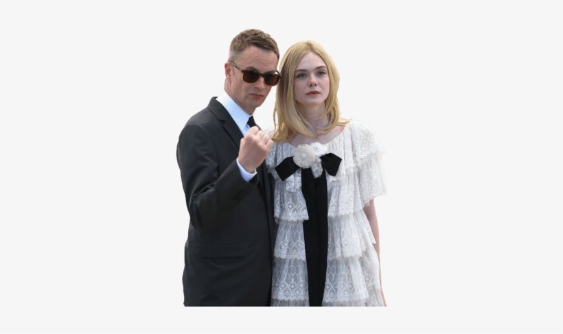 Nicolas Winding Refn And Elle Fanning On Neon Demon, - Nicolas Winding Refn Cannes 2016, transparent png #3298078