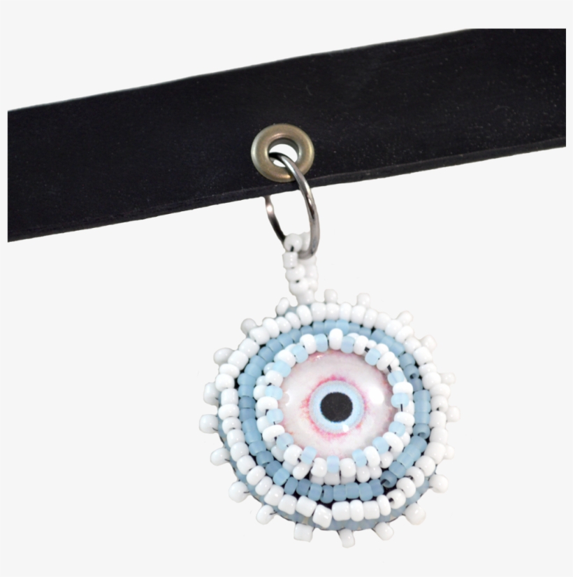 Choker Necklace Set Zombie Pendant - All Seeing Eye Choker, Evil Eye Jewelry, Zombie Eye, transparent png #3298132