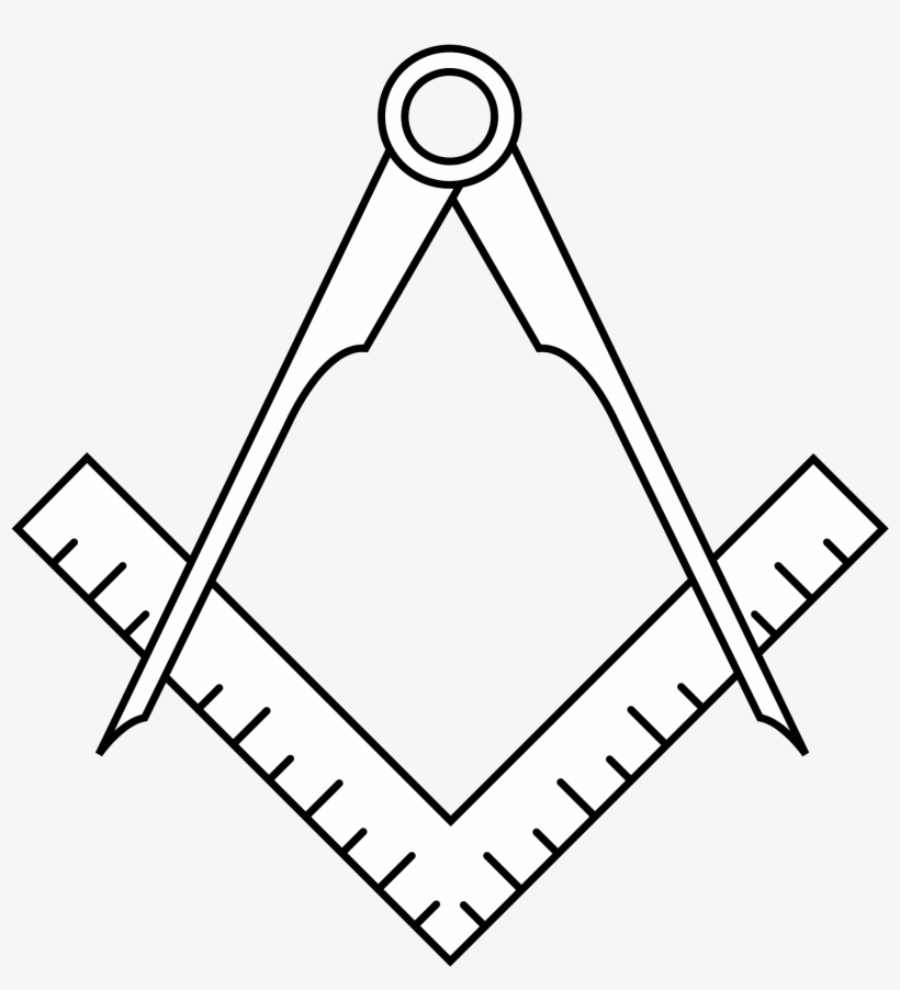 Masonic Square And Compass Png, transparent png #3298469