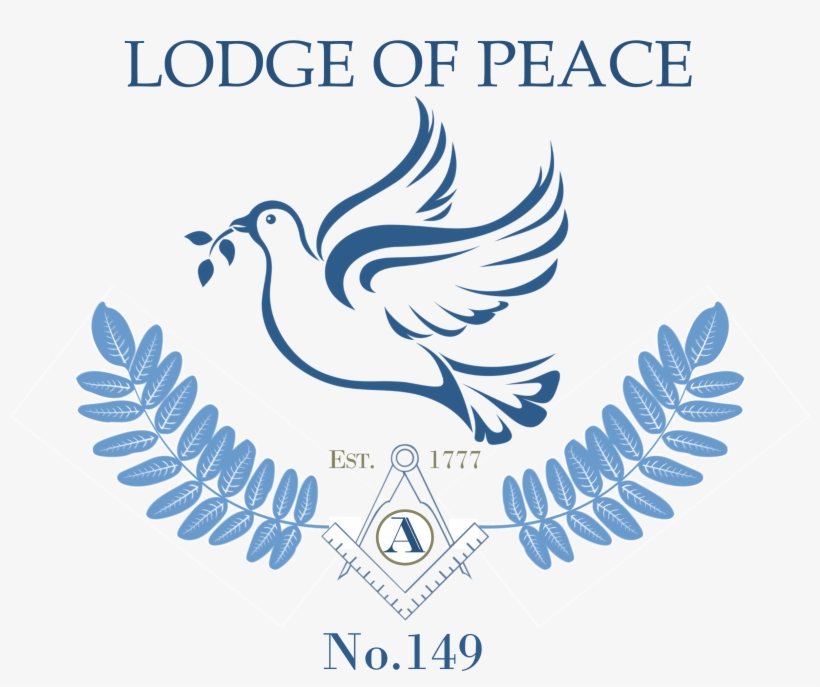The Lodge Of Peace No - Silhouette Of Doves, transparent png #3298629