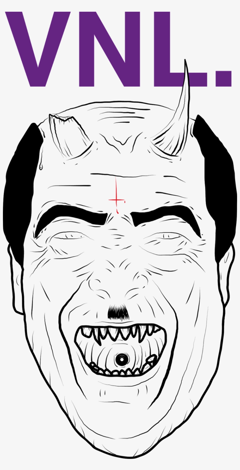 Nigel Farage As A Satanic Figure - Illustration, transparent png #3298636