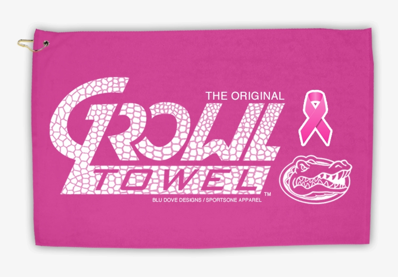 Pink Uf Gator Growl Towel - Florida 20oz Pilsner Glasses - Set Of 2, transparent png #3298683