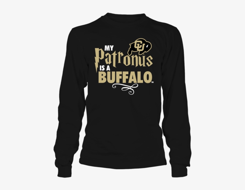 My Patronus Is Buffalo Tm Colorado Buffaloes Shirt - Just Do It Later Goku, transparent png #3298896