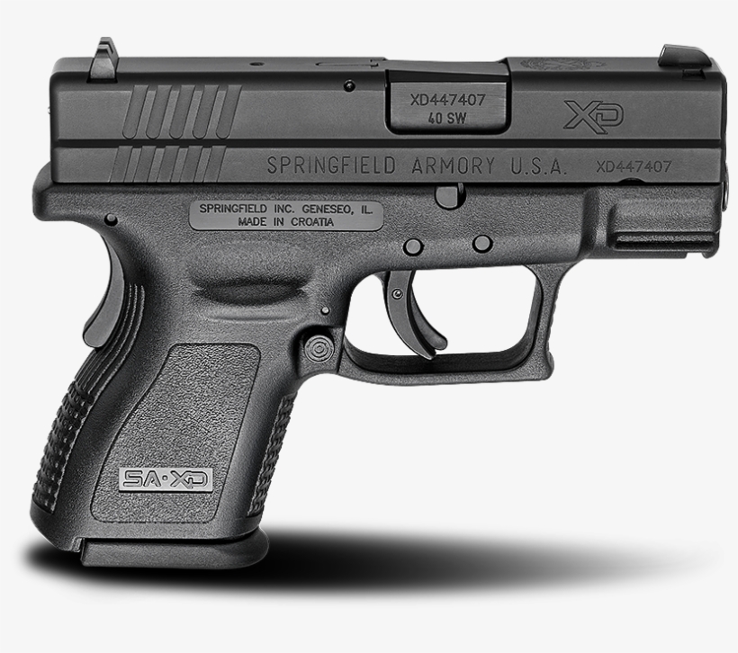 Springfield Xd 3" Sub-compact 40 S&w, 9 Rounds Semi - Sf Xd Mod.2 Sub-compact .45acp, transparent png #3299118