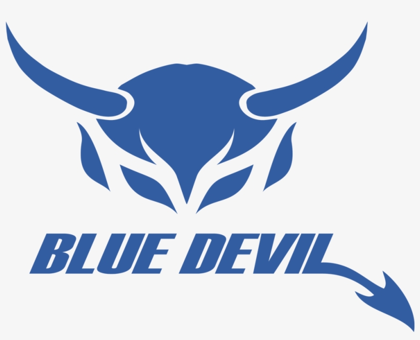 Blue Devil Transparent Clipart - Blue Devil Basketball Logos, transparent png #3299274