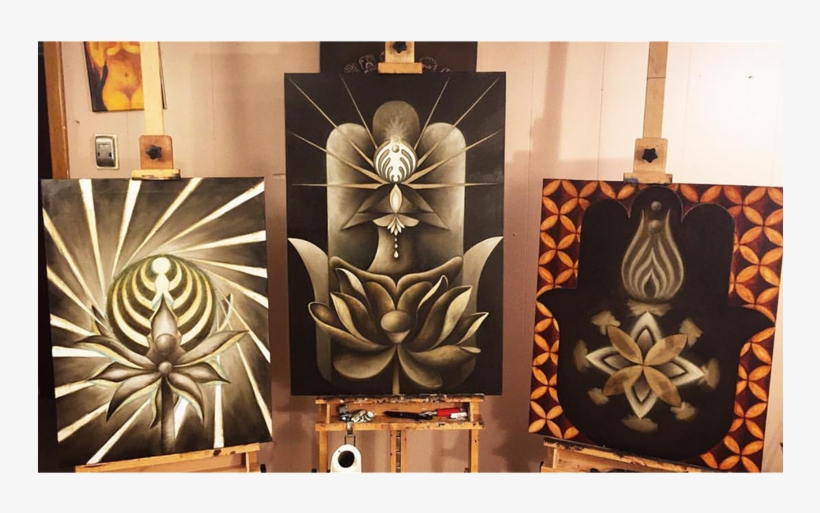 Denver Based Artist Nick Scotella Live Paints To Electronic - Motif, transparent png #3299643