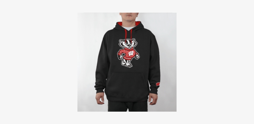 Wisconsin Badgers Black Bucky Pullover Hoodie - Wisconsin Badgers, transparent png #3299668