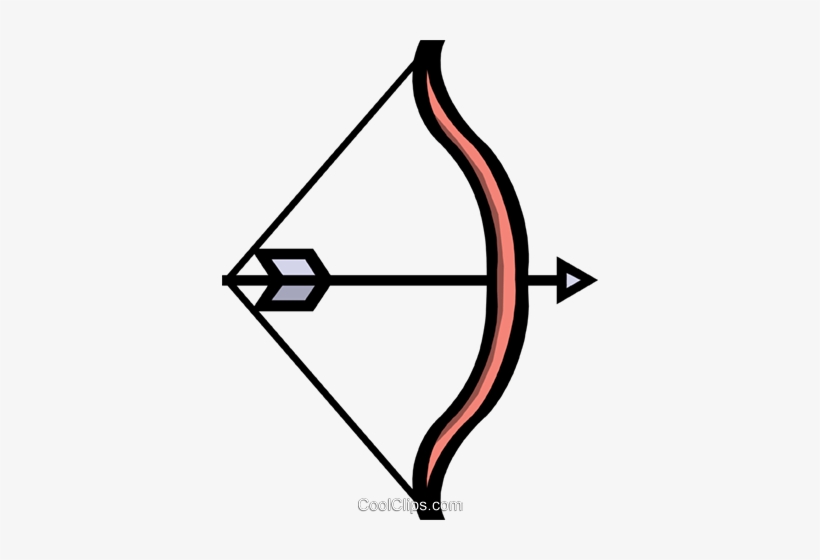 Símbolo De Un Arco Y Flecha Libres De Derechos Ilustraciones - Bow And Arrow Clip Art, transparent png #330011