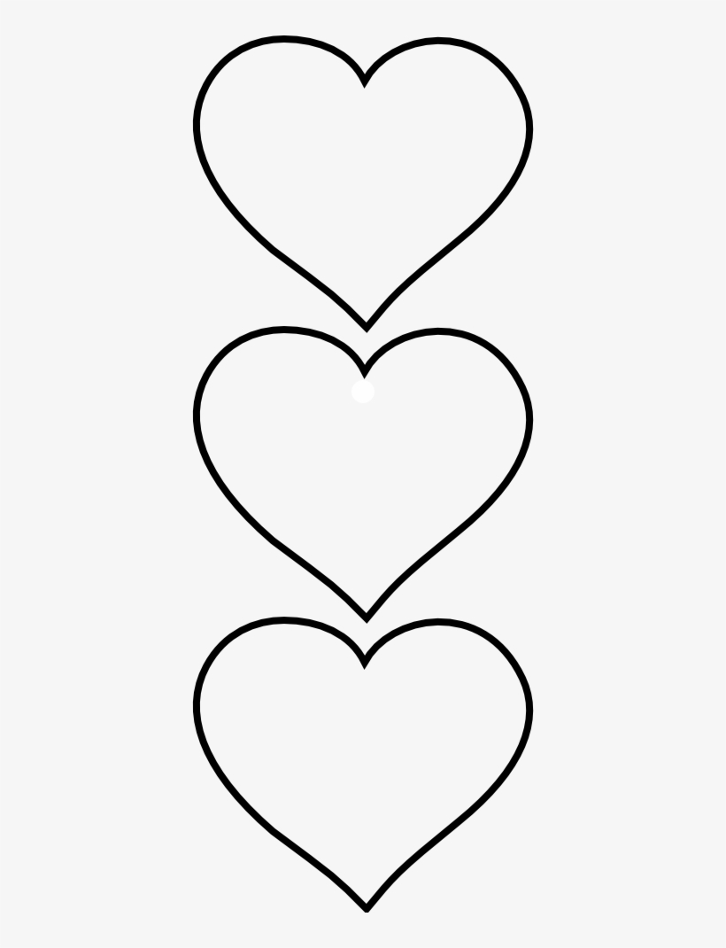Clipart Heart Shape - Clip Art Hearts Black And White, transparent png #330239