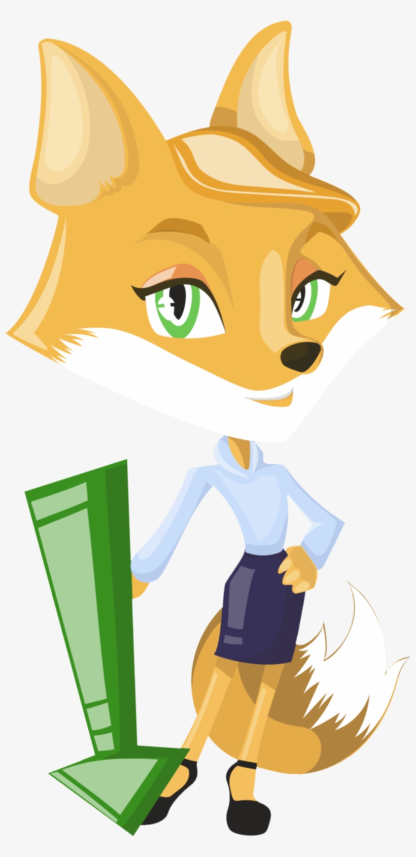 Fox Vector Png Transparent Image - Portable Network Graphics, transparent png #330241
