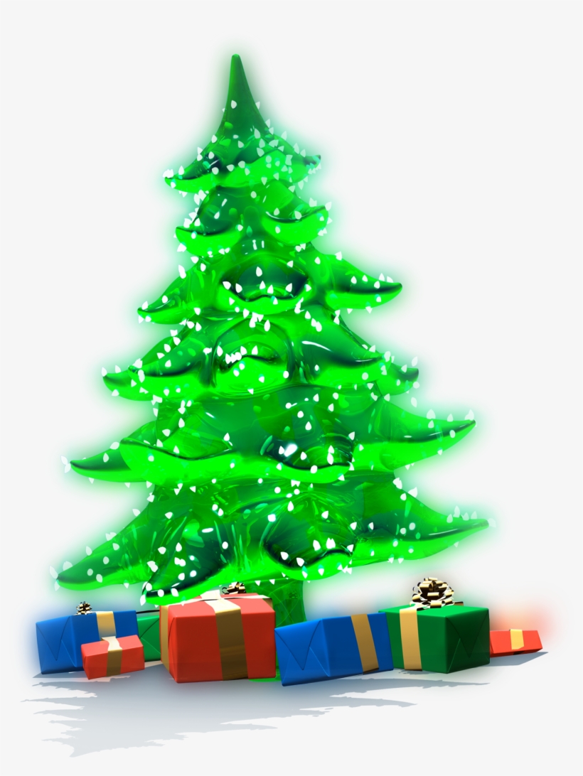 Christmas Tree And Presents Png Clip Art Library Download - Christmas Tree, transparent png #330265