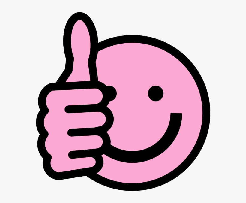 Thumbs Clipart - Pink Thumbs Up, transparent png #330335