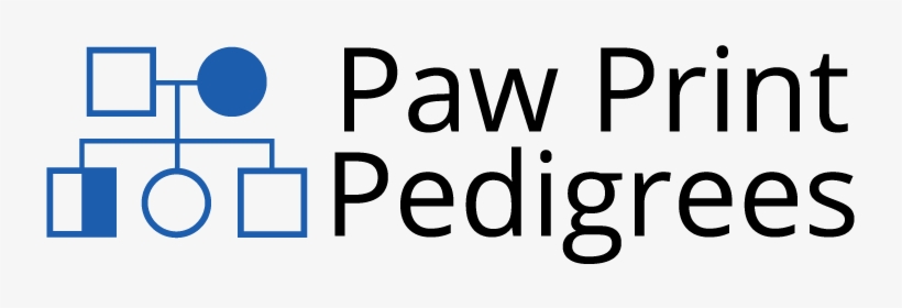 Paw Print Pedigrees Logo - Logo, transparent png #330353