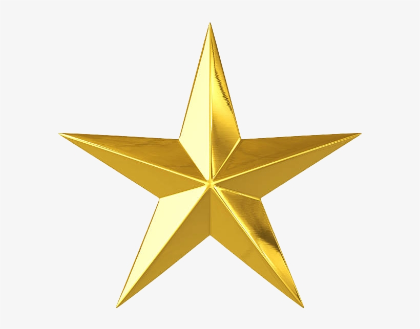 Gold-star - Cms 4 Stars, transparent png #330634