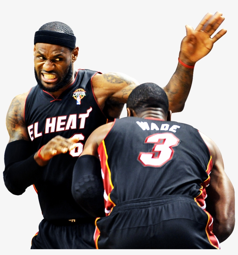 Lebron James Dwyane Wade Render Photo Lebron Wade - Dwyane Wade And Lebron James Transparent, transparent png #330782