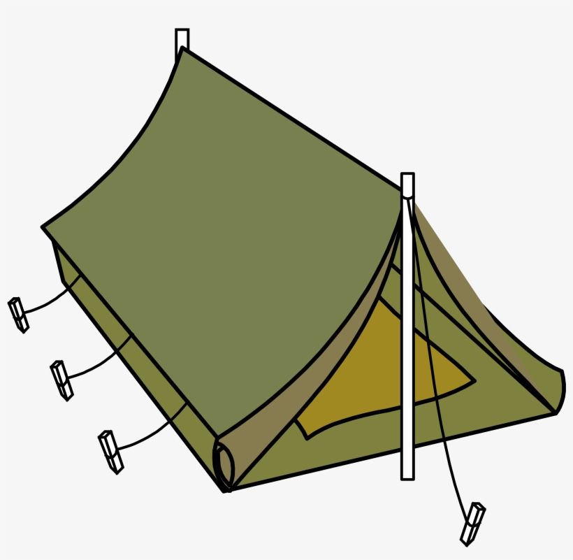 This Free Icons Png Design Of Military Style Tent, transparent png #330914