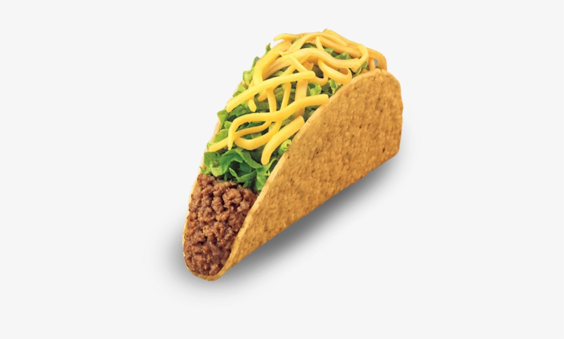 Crunchytaco - Taco Bell Crunchy Taco, transparent png #331465