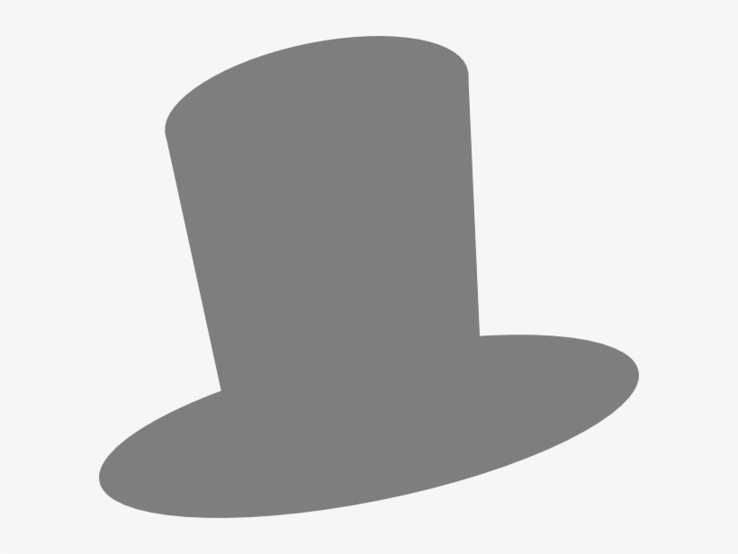 Top Hat Clipart Grey - Hat, transparent png #331762