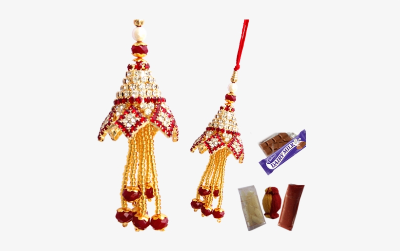 Designer Diamond Lumba Rakhi - Lumba Rakhis, transparent png #331914