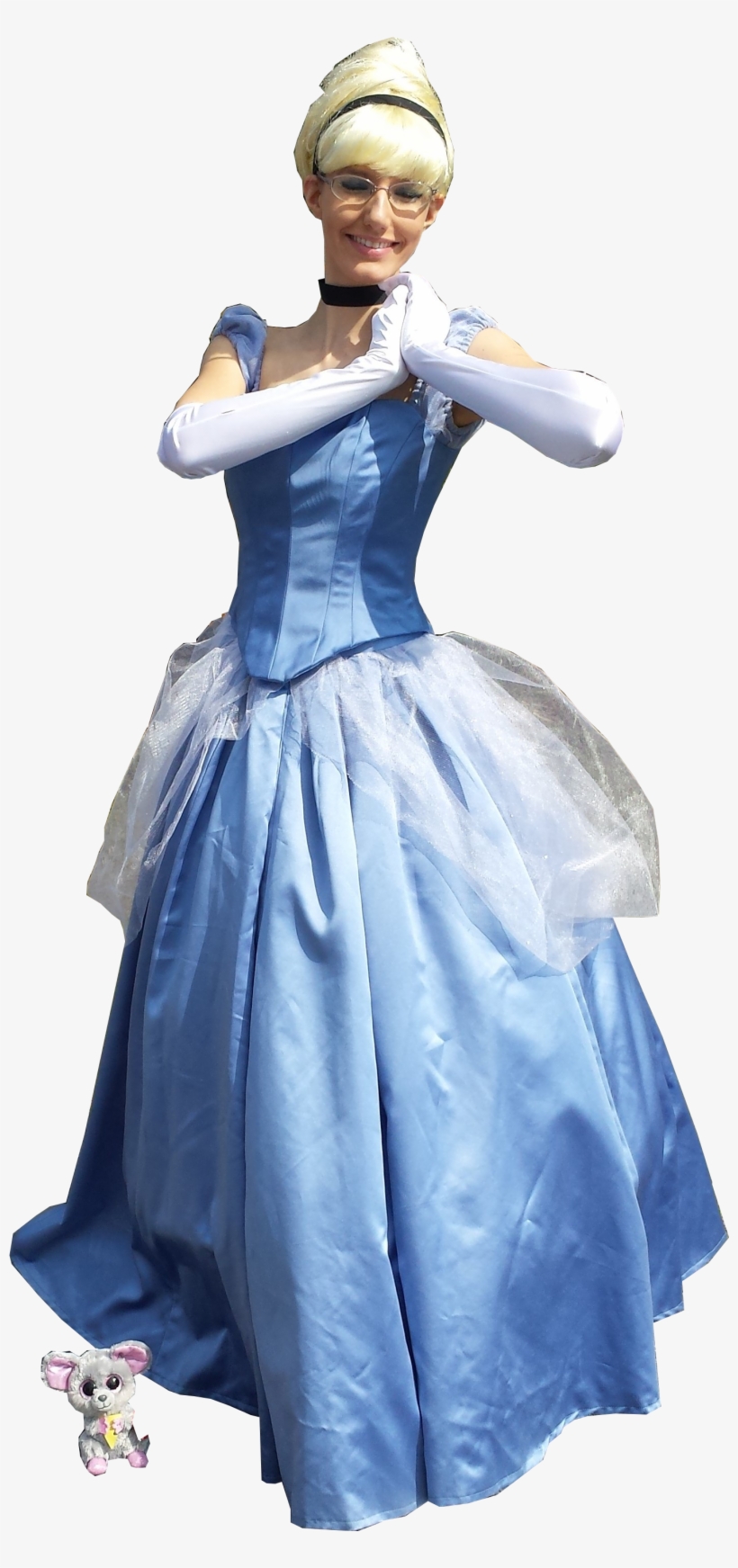 2017 Time Travel Costumes Cinderella Gown Dress Costume - Disney Princess Cosplay Png, transparent png #332006