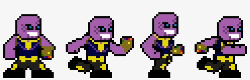 Thanos - Pixel Art, transparent png #332007