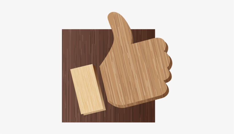 Download Facebook Icon - Facebook Like On Wood, transparent png #332200