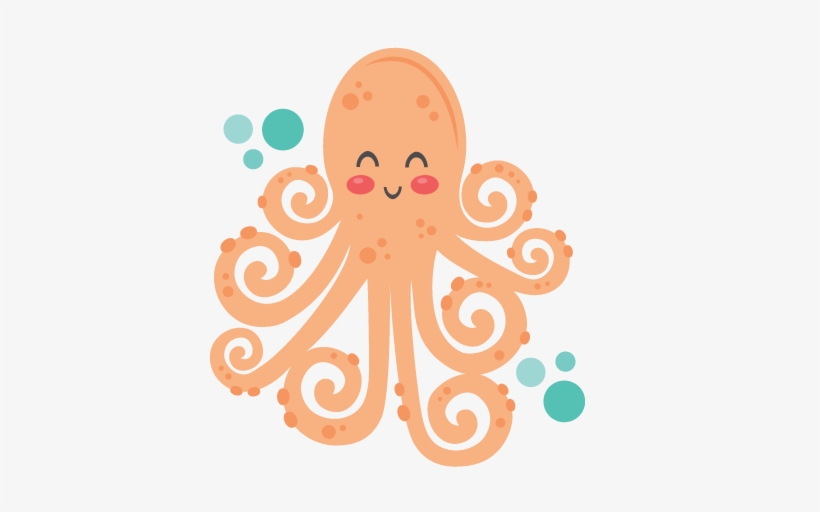 Octopus Clipart Svg Svg Transparent - Octopus Cute Clipart Png, transparent png #332484