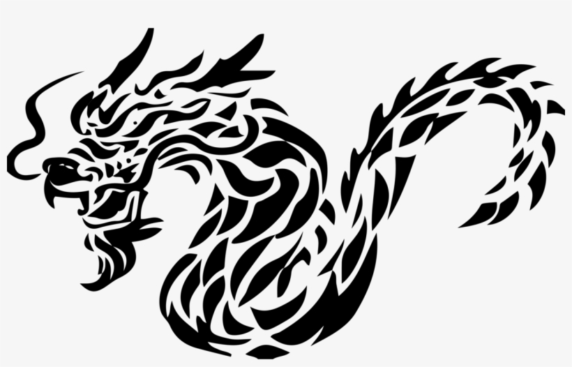 Chinese Dragon Computer Icons Tattoo Japanese Dragon - Dragon Tribal Png, transparent png #332498