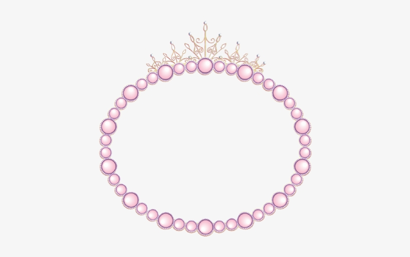 19 Pearls Clip Black And White Cute Huge Freebie Download - Disney Princess Frame Png, transparent png #332545
