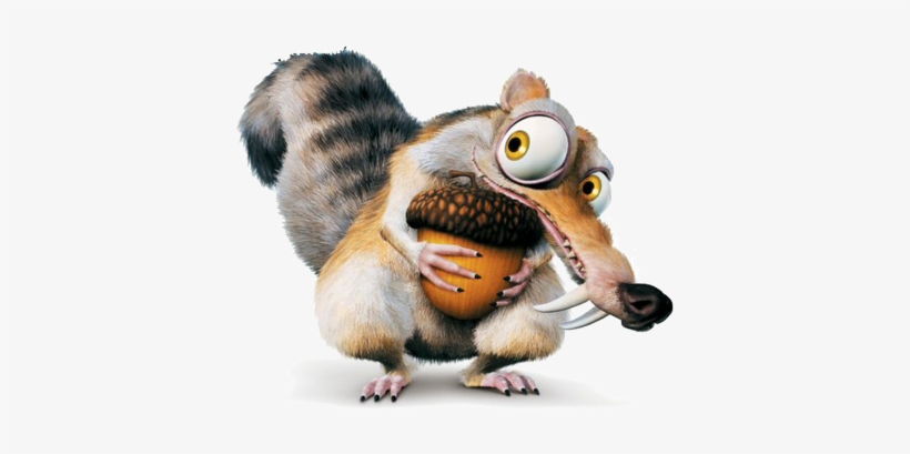 Ice Age Squirrel Png - Esquilo Da Era Do Gelo, transparent png #332588