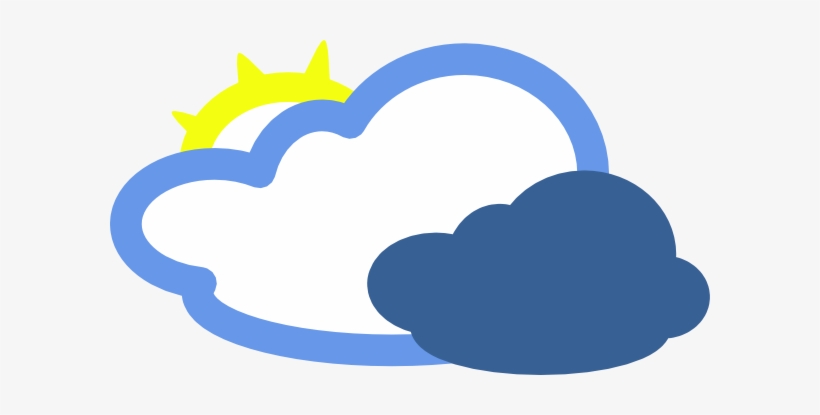 Fog Clipart Weather Symbol Mostly Cloudy Weather Symbol Free Transparent Png Download Pngkey