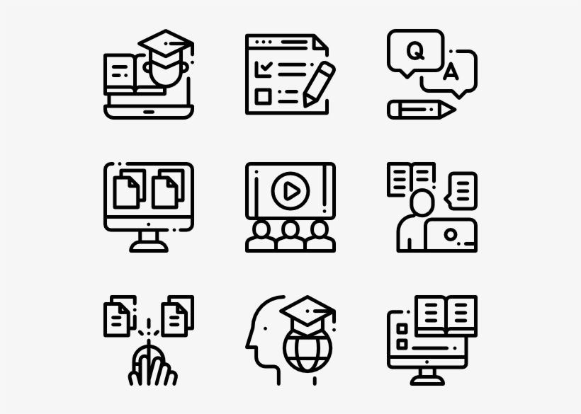 Online Learning - Adobe Icon Vector, transparent png #332934