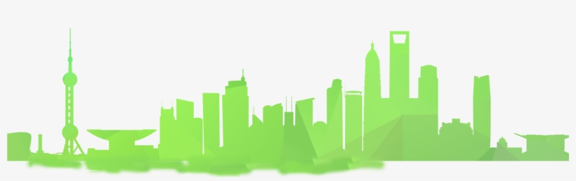 Chicago Skyline Silhouette Png Centerpiece Image Clip - Shanghai Silhouette Png, transparent png #332939