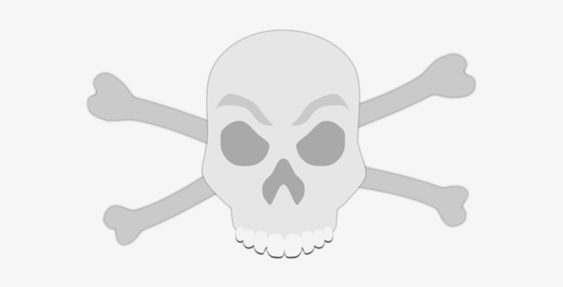 Skull And Bones Skull And Crossbones Skeleton - Skull And Crossbones King Duvet, transparent png #332954