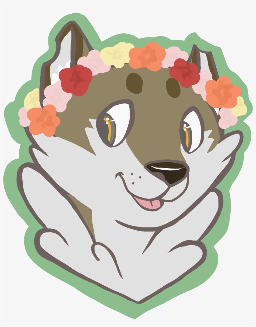 Peace Love & Flower Crowns - Flower Crown Furry, transparent png #333125